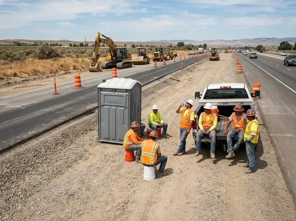 highway-road-construction-crew-007 — frequently asked questions, Porta Potty and Restroom Rentals in Holdenville, OK
